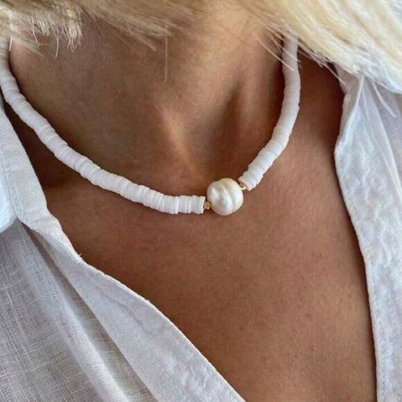 Boho Beaded Necklace N1322 - Picture 1 of 5